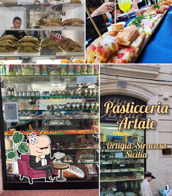 Gli interni di Pasticceria Artale