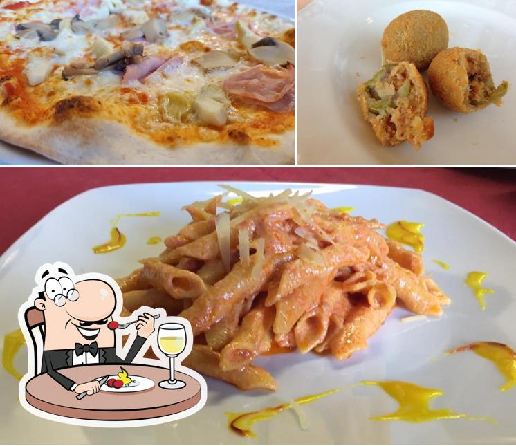 Cibo al Ristorante Villa La Pausa