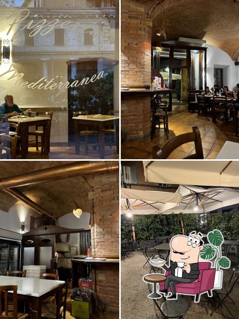 Dai un'occhiata agli interni di Pizzeria Mediterranea Tre Archi