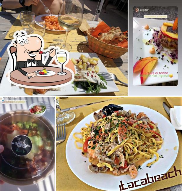 Cibo al ItacaBeach bar Altamarea Spiaggia Pesaro