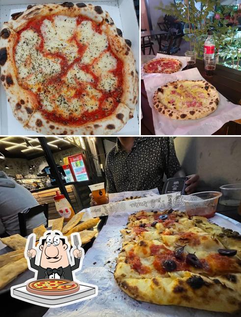 No Neon Pizzaria Flamboyant, você pode desfrutar de pizza