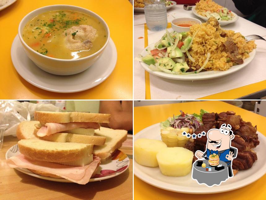 Cibo al Ristorante El Pollo Gordo