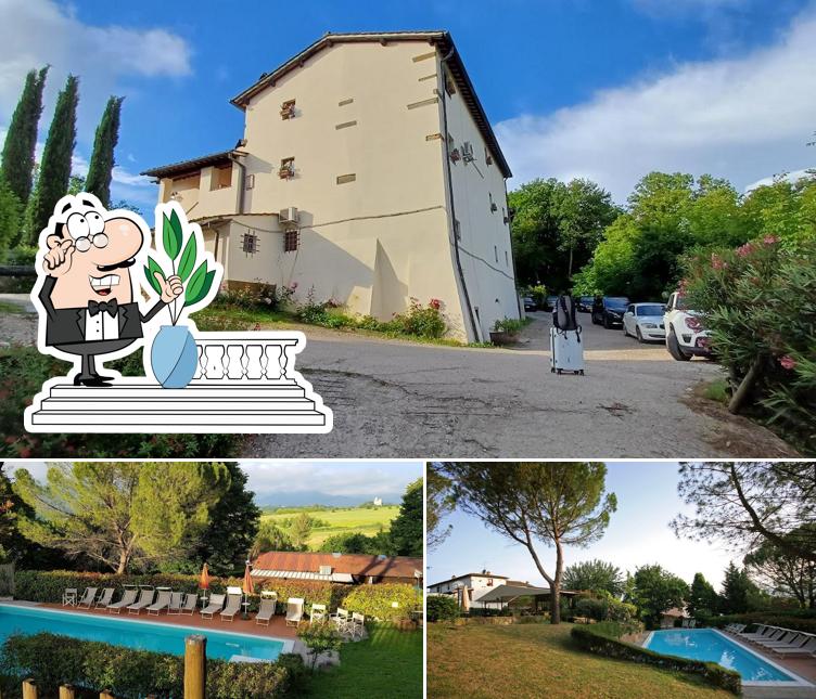 Gli esterni costituiscono una caratteristica importante di Hotel Tenuta il Burchio