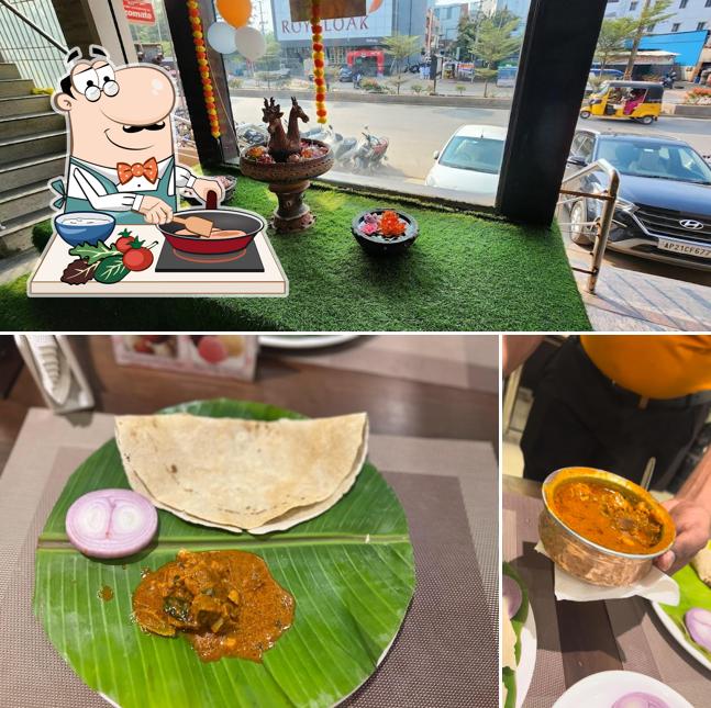 Chicken curry at ATHIDI RAYALAVARI RUCHULU