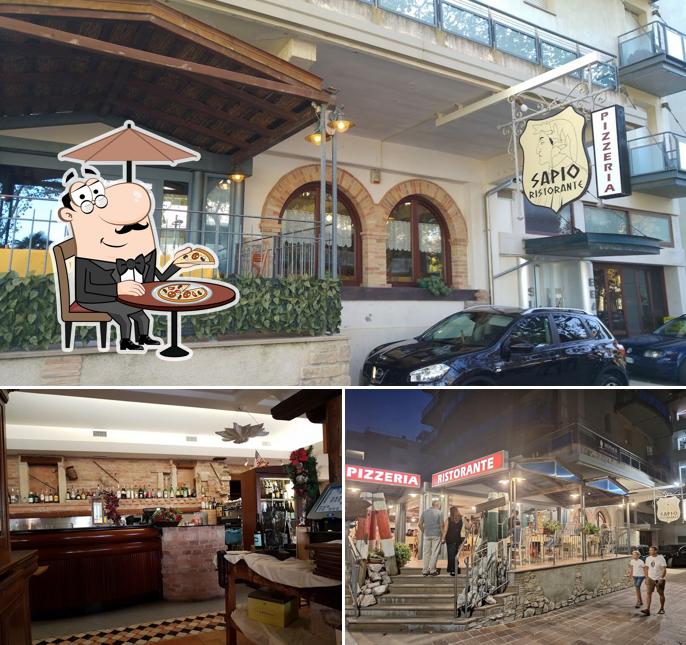 Dai un’occhiata alla immagine che presenta la esterno e bancone da bar di Sapio