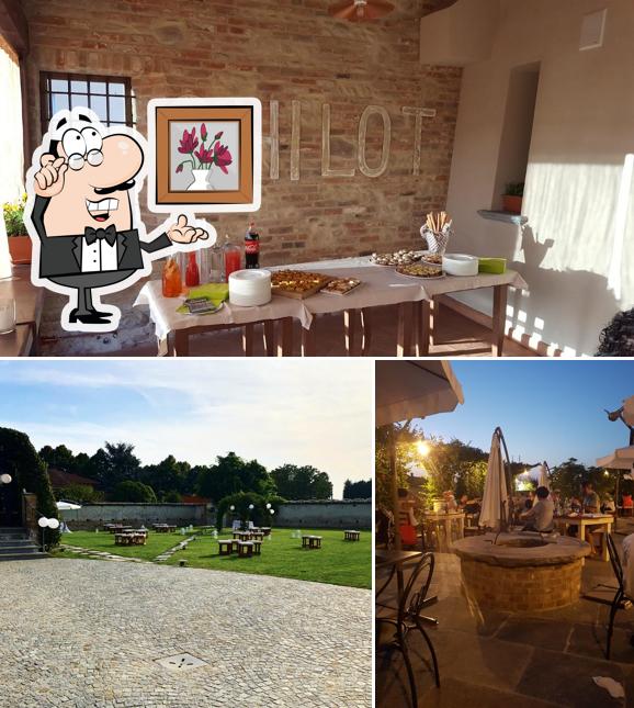 Gli interni di Il Giardino di Ghilot