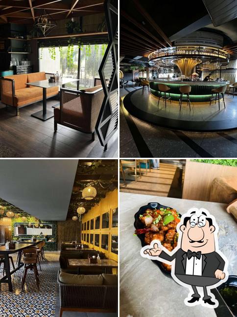 Take a seat at one of the tables at Mashup - Sports Bar and Night Club