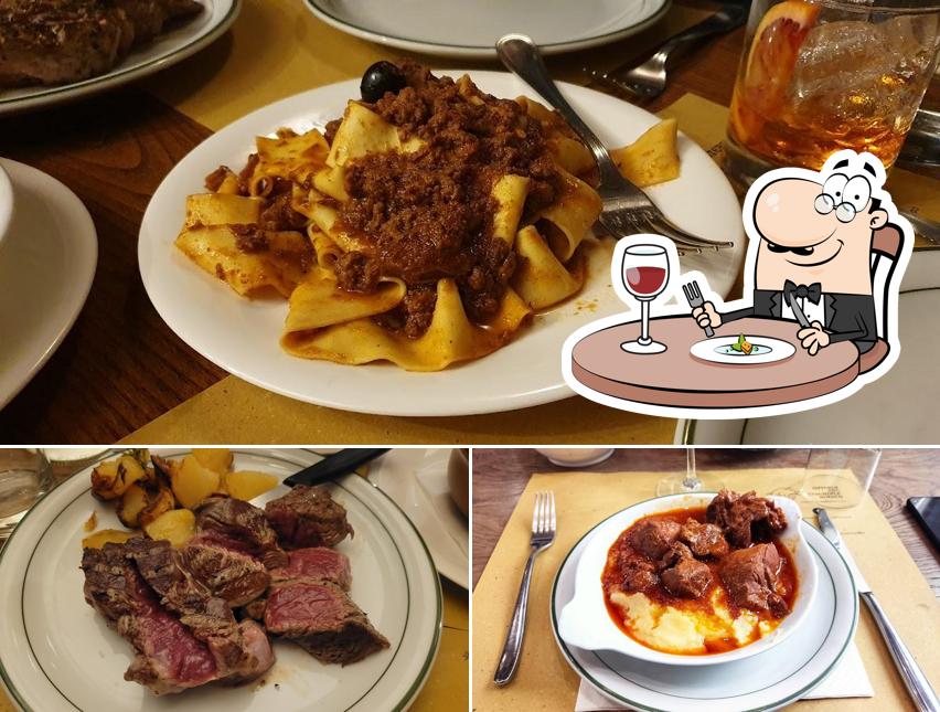 Platti al Osteria Del Cinghiale Bianco