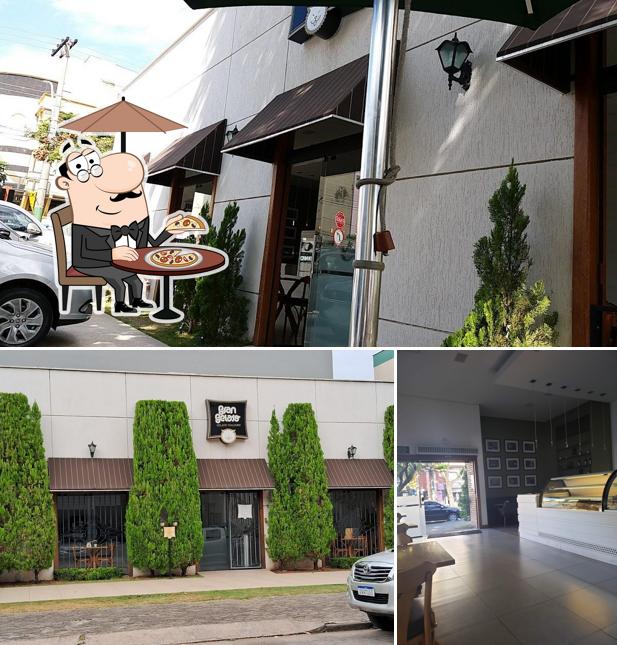 Veja imagens do exterior do Gran Gelato