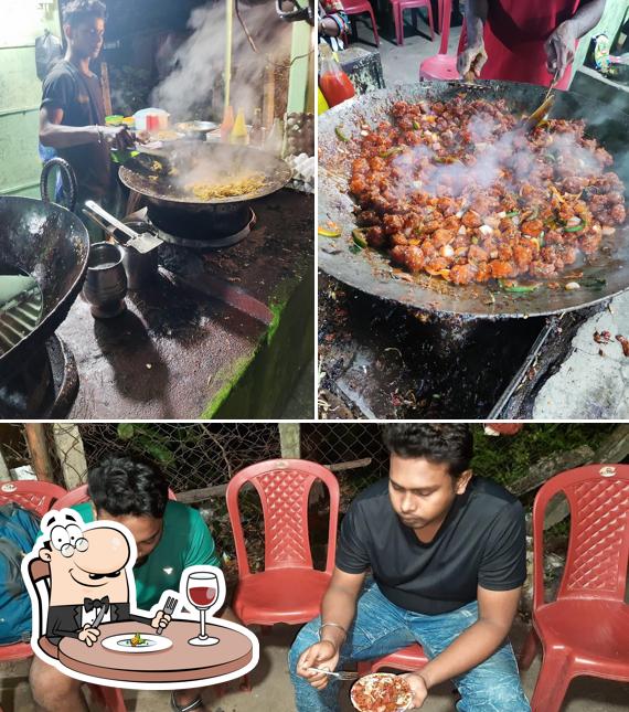 Take a look at the photo depicting food and interior at Lucky Fast Food