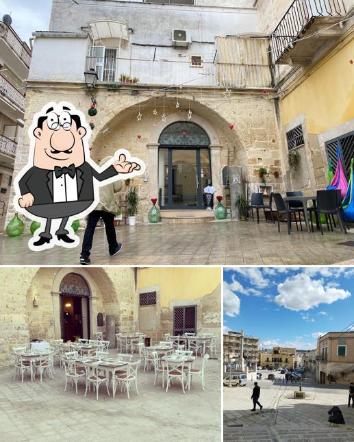 Tra le diverse cose da Nell'Arco del Tempo Ristopizza si possono trovare la interni e esterno