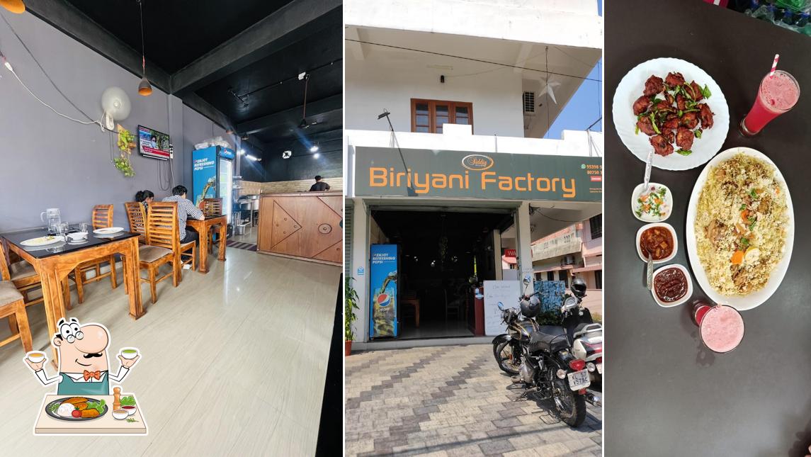 Food at Siddiq Biriyani Factory