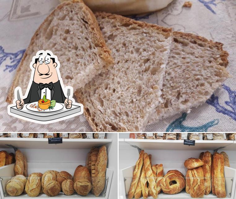 Cibo al panificio Forneria del Cilento