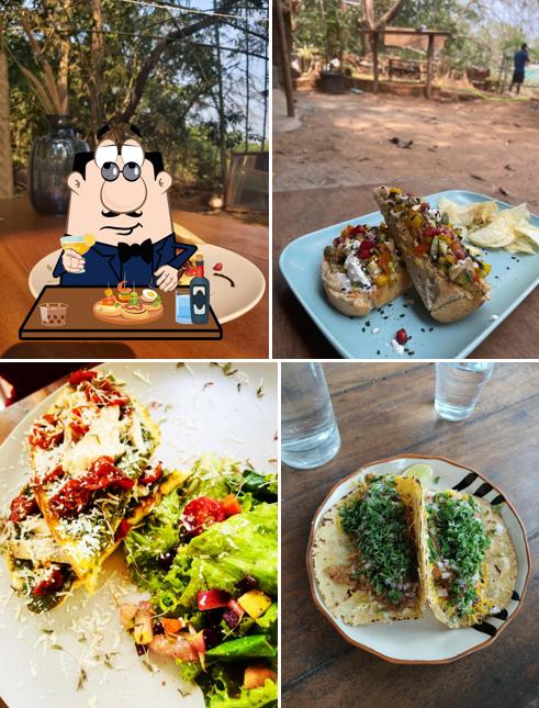 Bruschetta at Barefoot Goa : Coffee, Cocktails, Clean food & Gigs