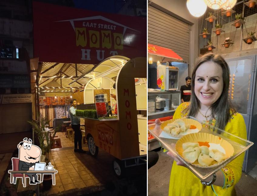 The interior of EAAT STREET MOMO HUT