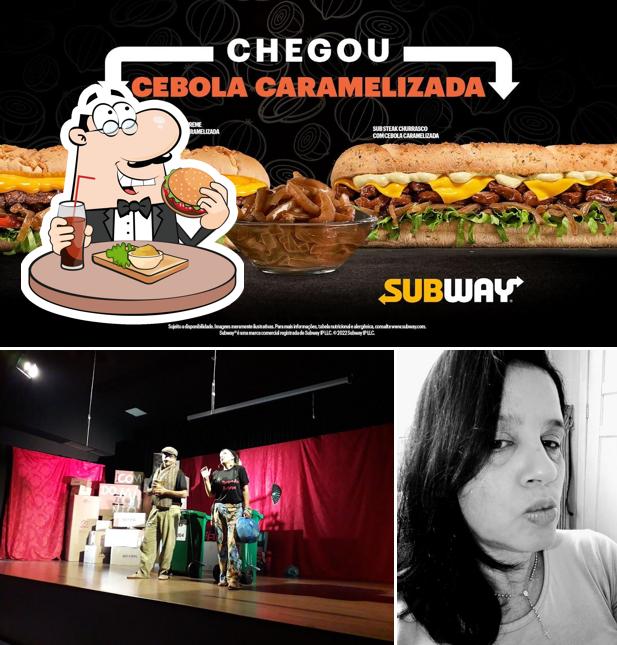 Consiga um hambúrguer no Subway
