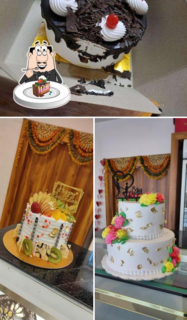 Chocolate cake at NR Cake shop & Bakery