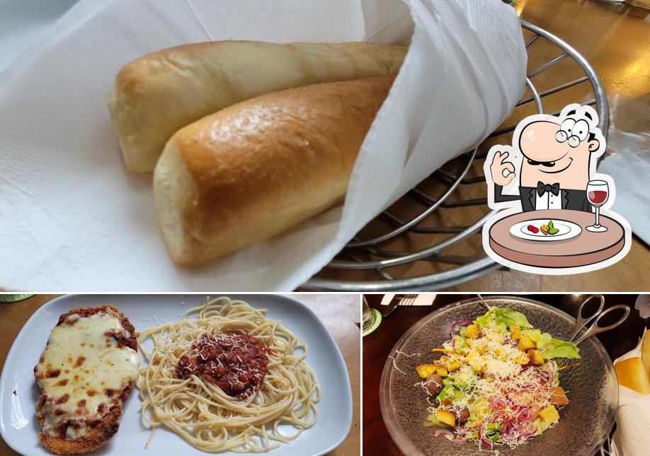 Comida em Olive Garden (GRU Terminal 3)