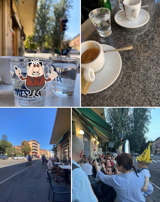 Tra le varie cose da Bar Unità si possono trovare la cibo e esterno