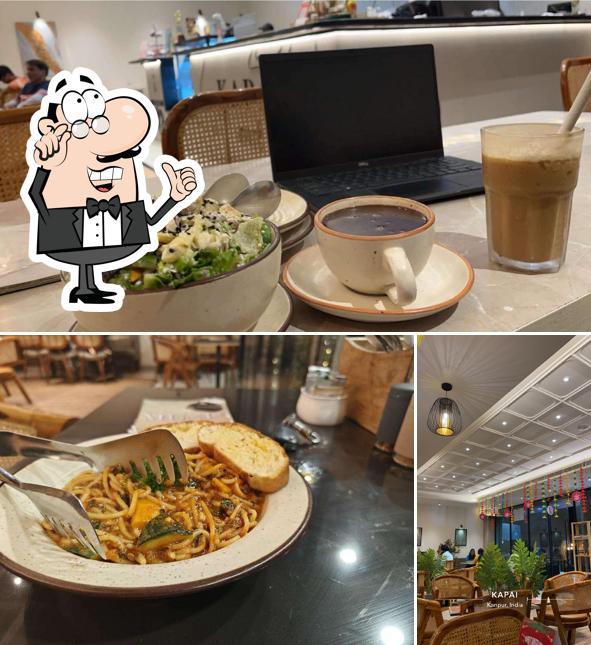 Take a seat at one of the tables at Kapai Coffee house and Bistro