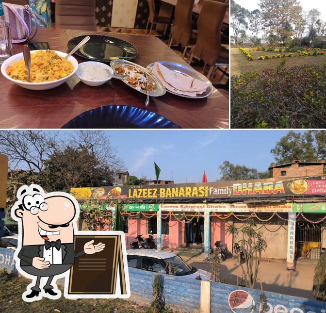 Lazeez Banarasi Dhaba is distinguished by exterior and food
