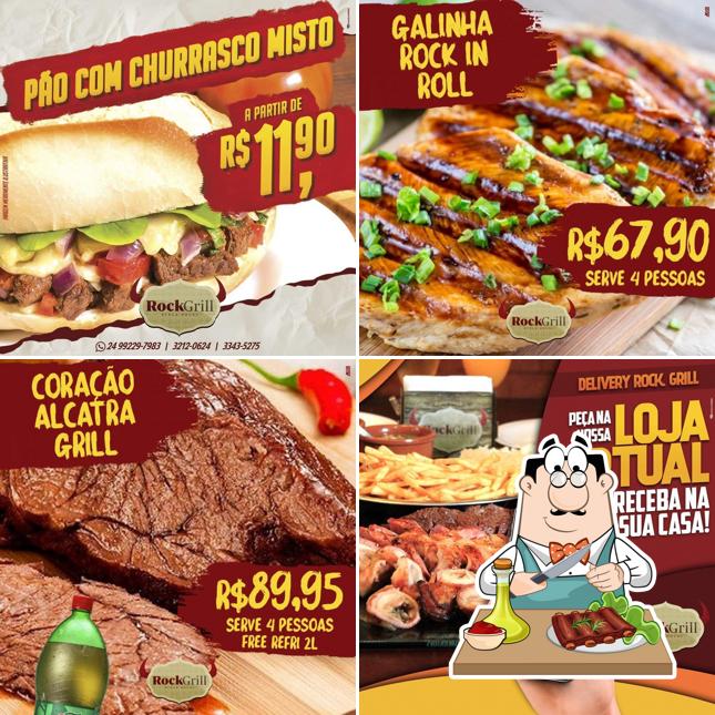 Costelas de porco em Rock Grill