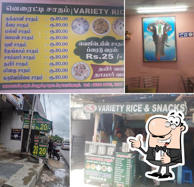 See this picture of S.S. variety Rice and Snacks
