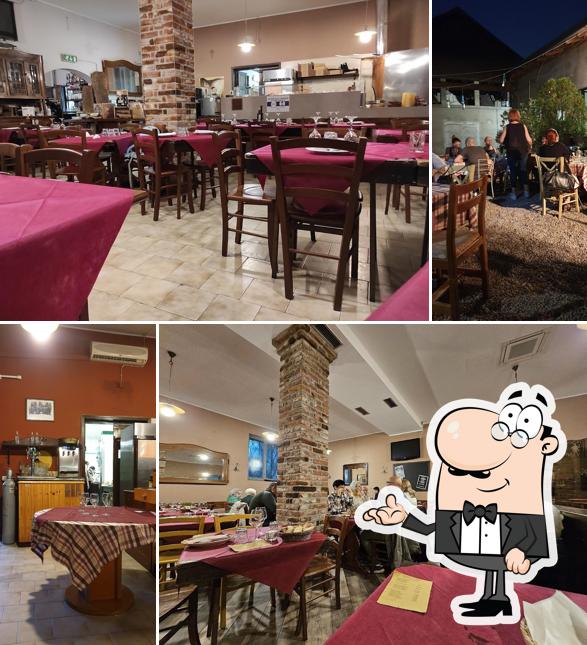 Gli interni di Trattoria Zanini