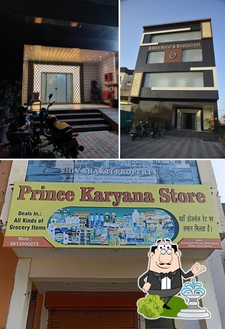 Check out how Aman Hotel And Restaurant Dera Bassi Zirakpur looks outside