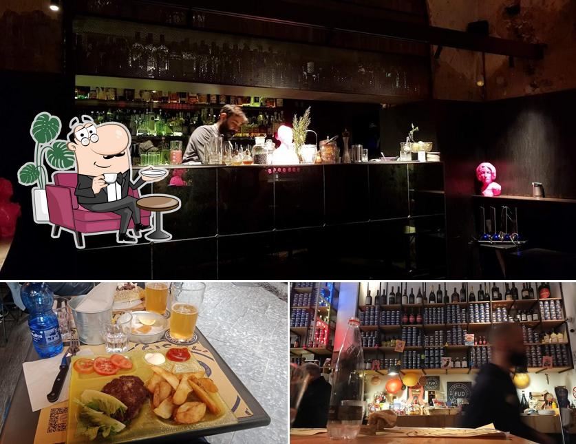 Gli interni di Fud Bottega sicula