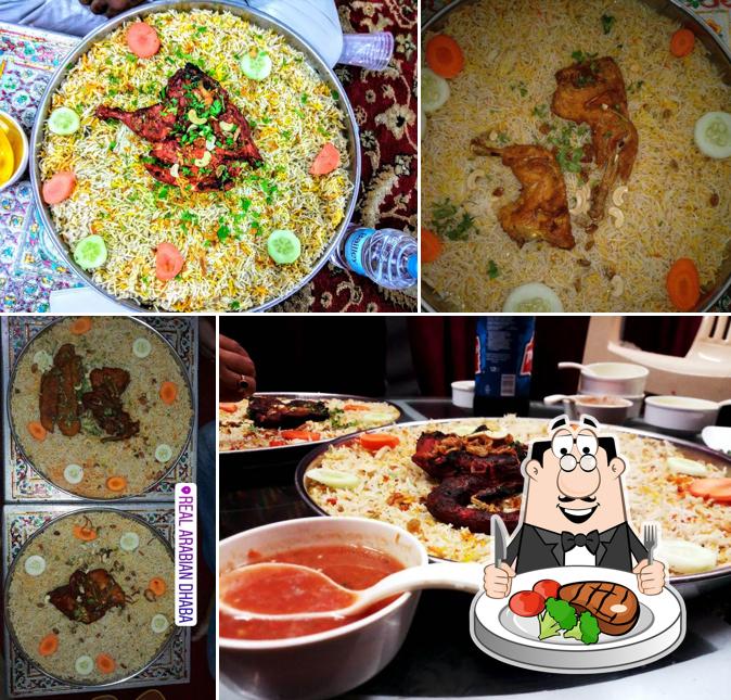 Real Arabian Dhaba provides meat dishes