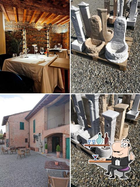 Gli interni di Ca' Longa Ristorante Piacenza