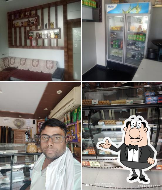 The interior of Natraj Namkeen
