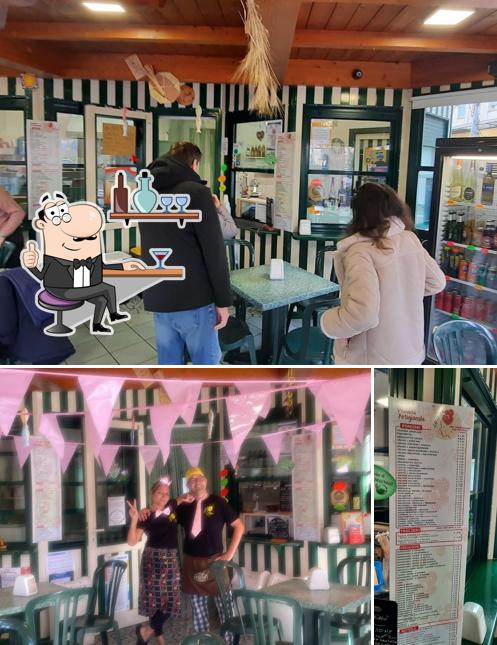 Gli interni di Piadineria La Testa