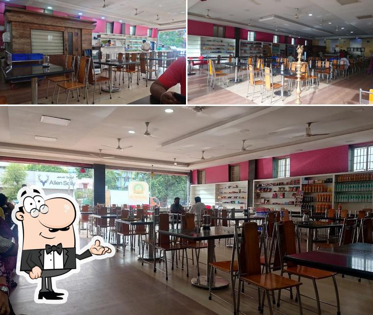 The interior of Jainika Restaurant