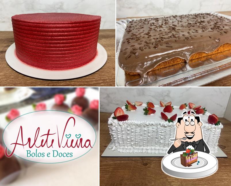 Bolo de chocolate em Arlete Vieira Confeitaria