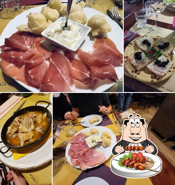 Prosciutto crudo al I' Quartino Osteria