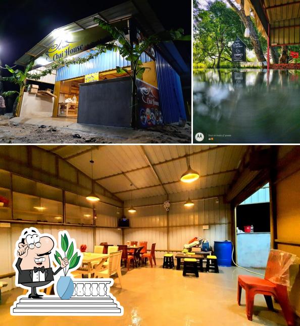 The photo of exterior and interior at Sri Aswini Chai House