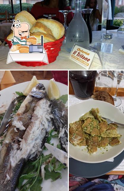 Pane all'aglio al Osteria Il Tritone