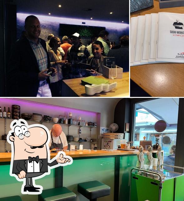 Gli interni di Simply Sushi