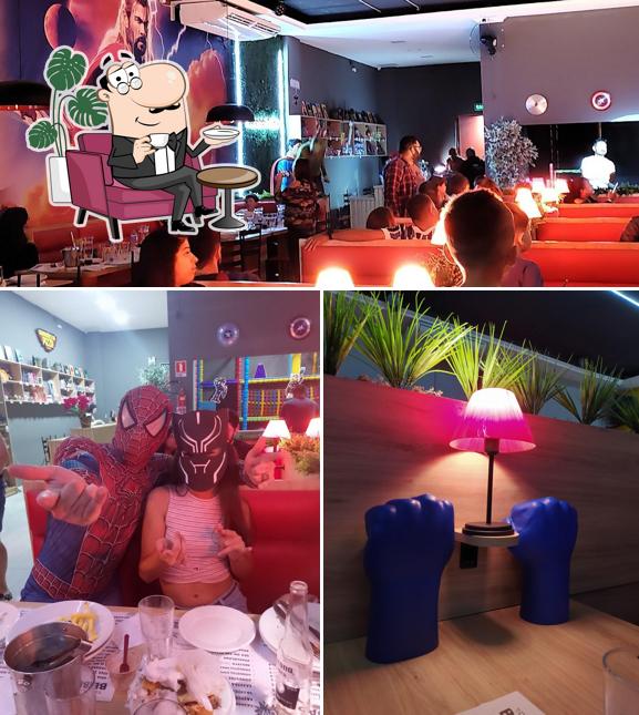 Veja imagens do interior do Guardiões Da Pizza