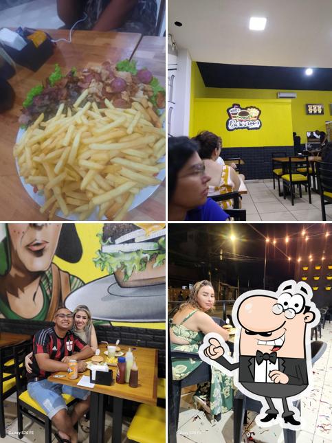 O interior do Bacana Lanches