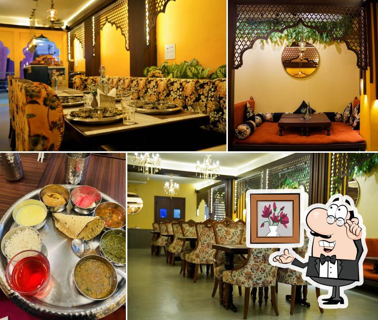 The interior of Rajwada - Traditional Thali Restaurant