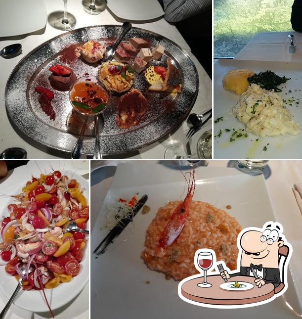 Cibo al Ristorante Atelier di Manrico