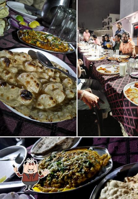 Meals at Babubhai Ka Dhaba