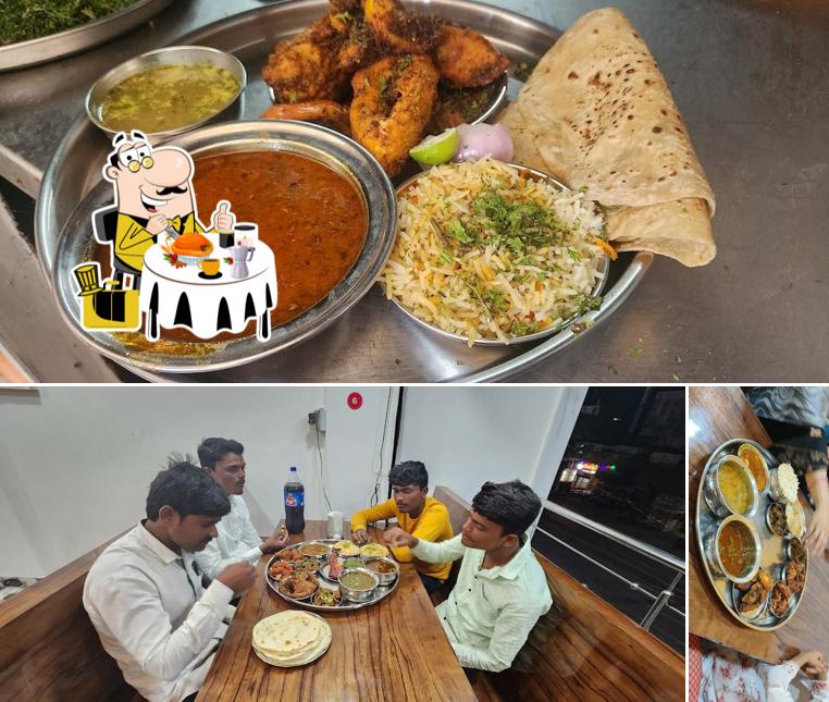 This is the picture displaying food and interior at Hotel Dharashivche Matoshree Biryani - Best restaurant In kalamb