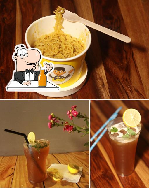 Enjoy a beverage at Tea Logy