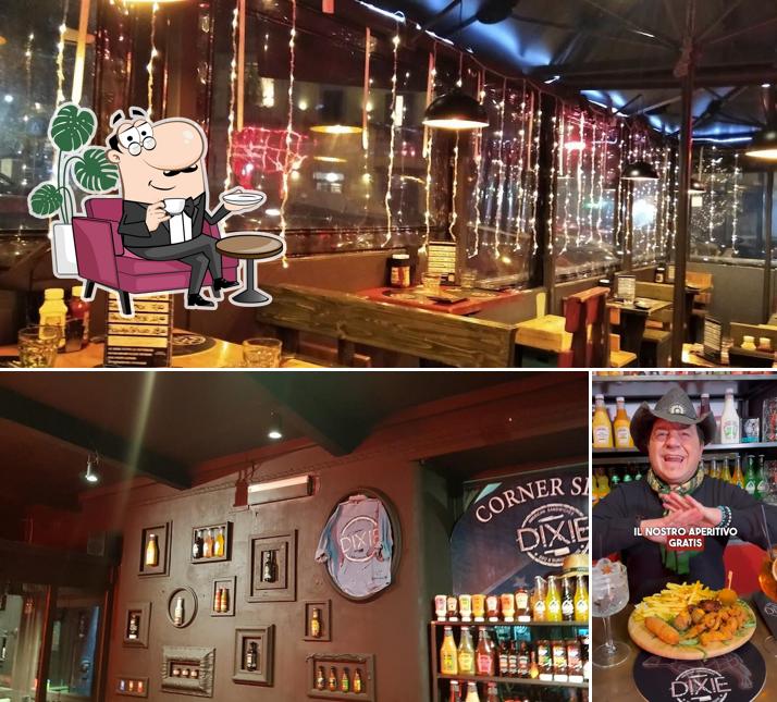 Gli interni di Dixie Steakhouse Napoli