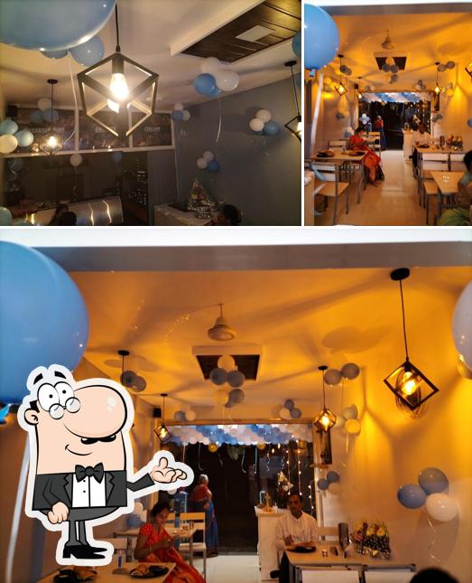 The interior of Happy Corner Special Pavbhaji Centre