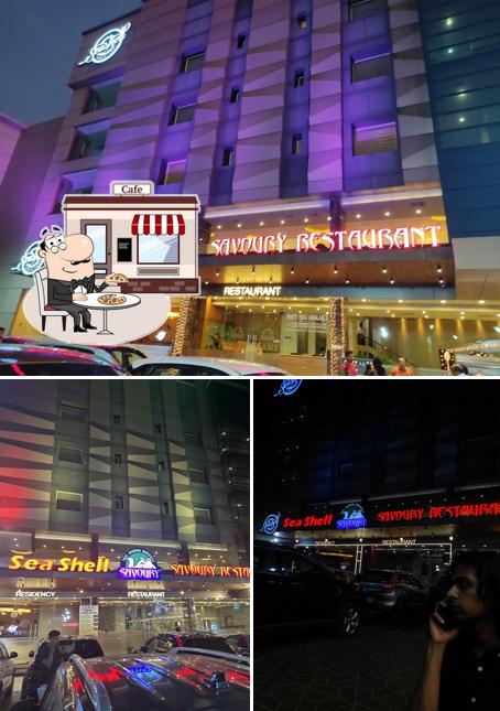 The exterior of Sea Shell Tea - Snacks Counter